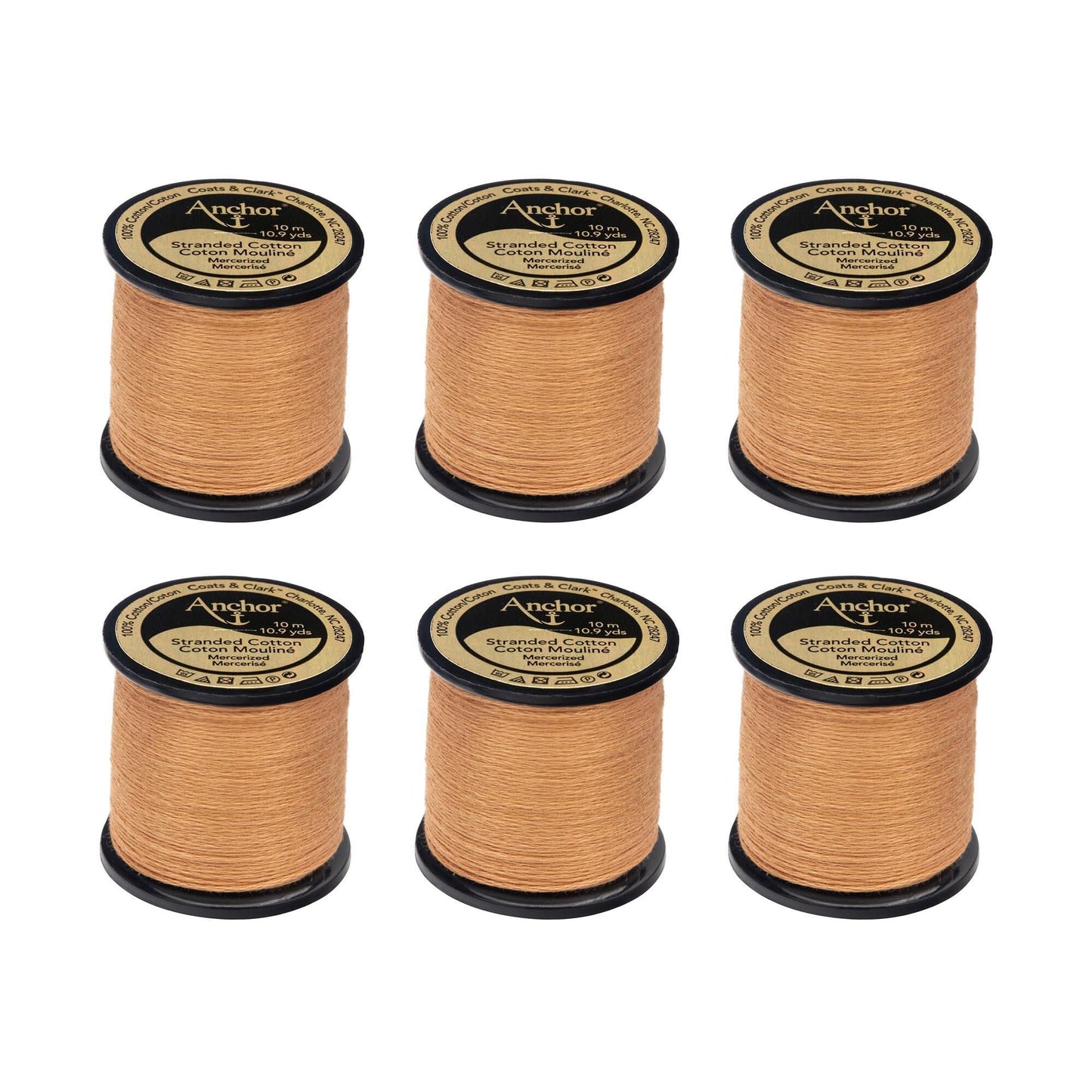 AN Spooled Floss 10 Meters (6 Pack) - Clearance shades