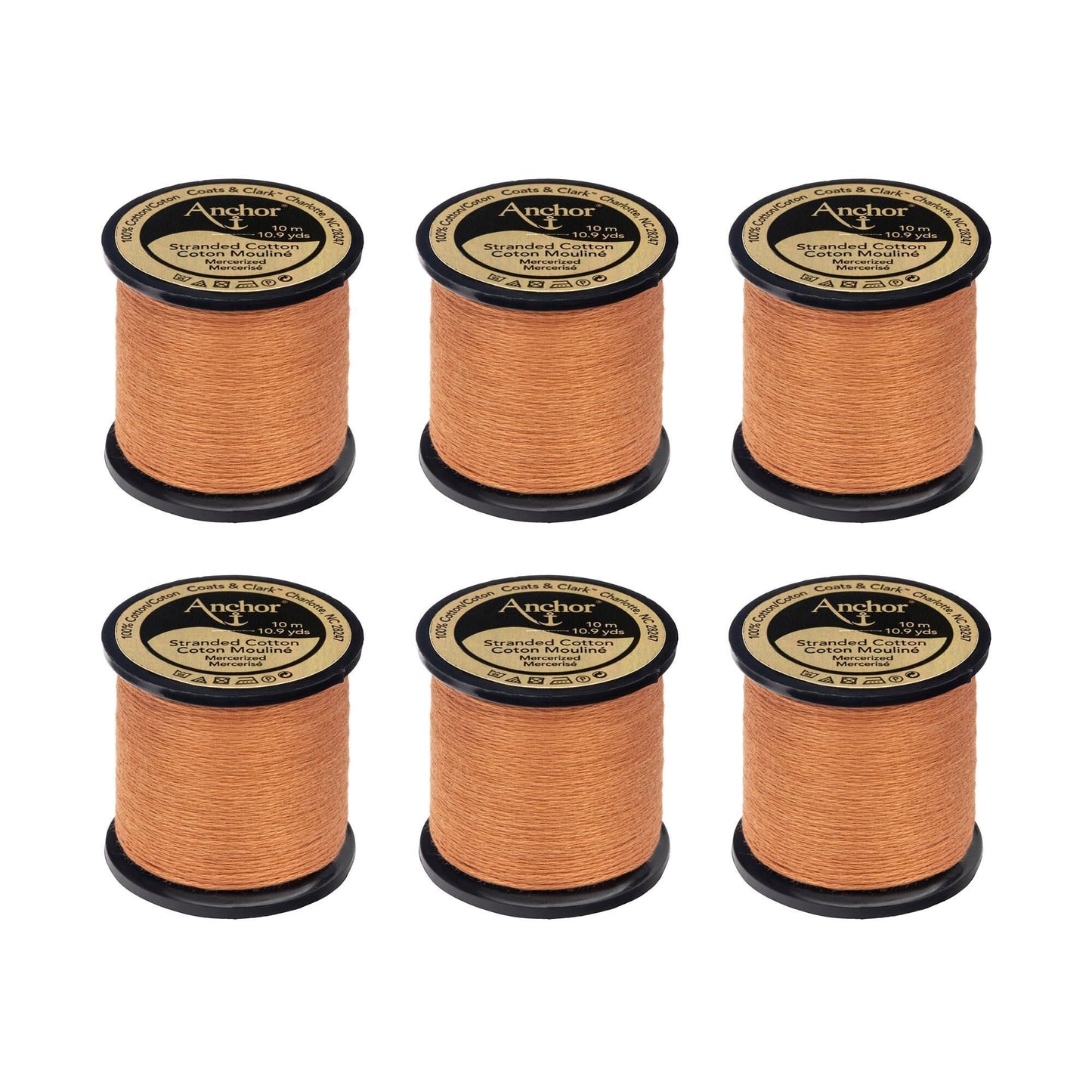 AN Spooled Floss 10 Meters (6 Pack) - Clearance shades