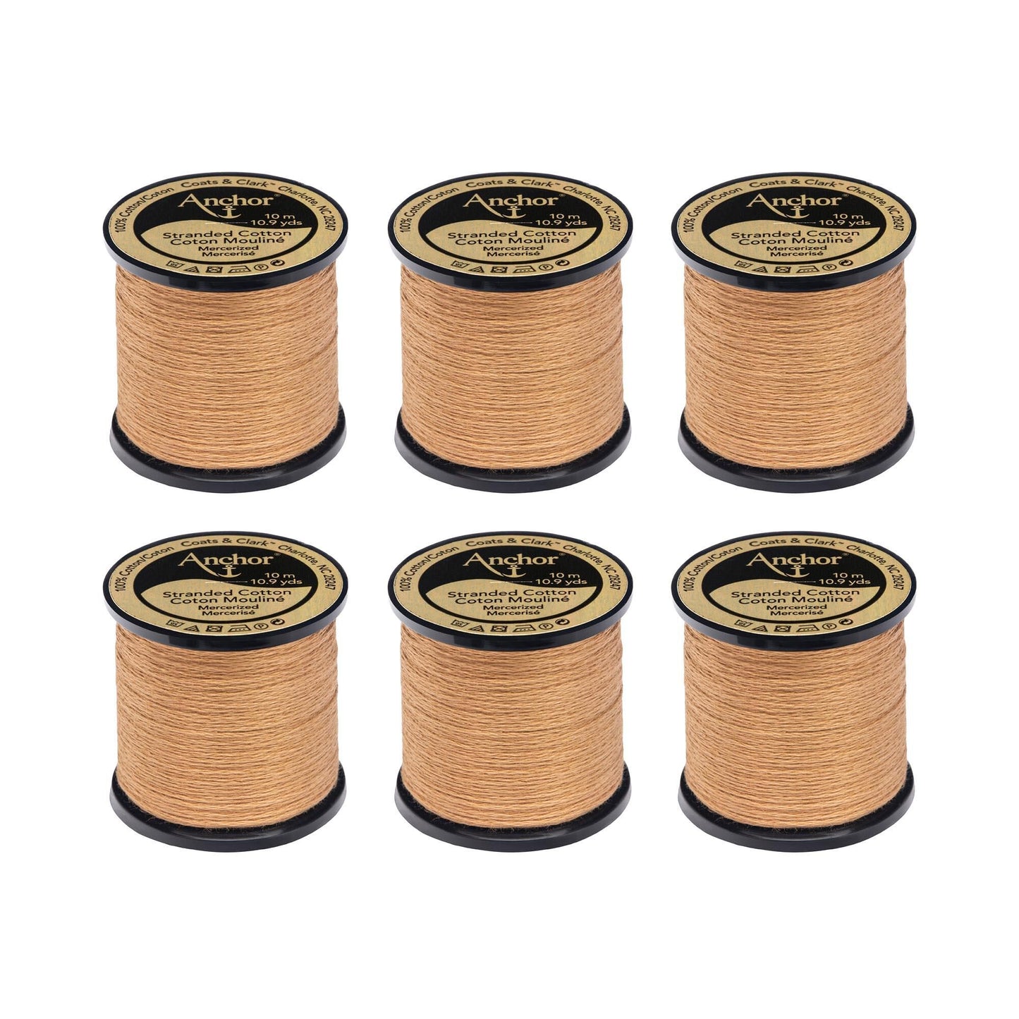 AN Spooled Floss 10 Meters (6 Pack) - Clearance shades