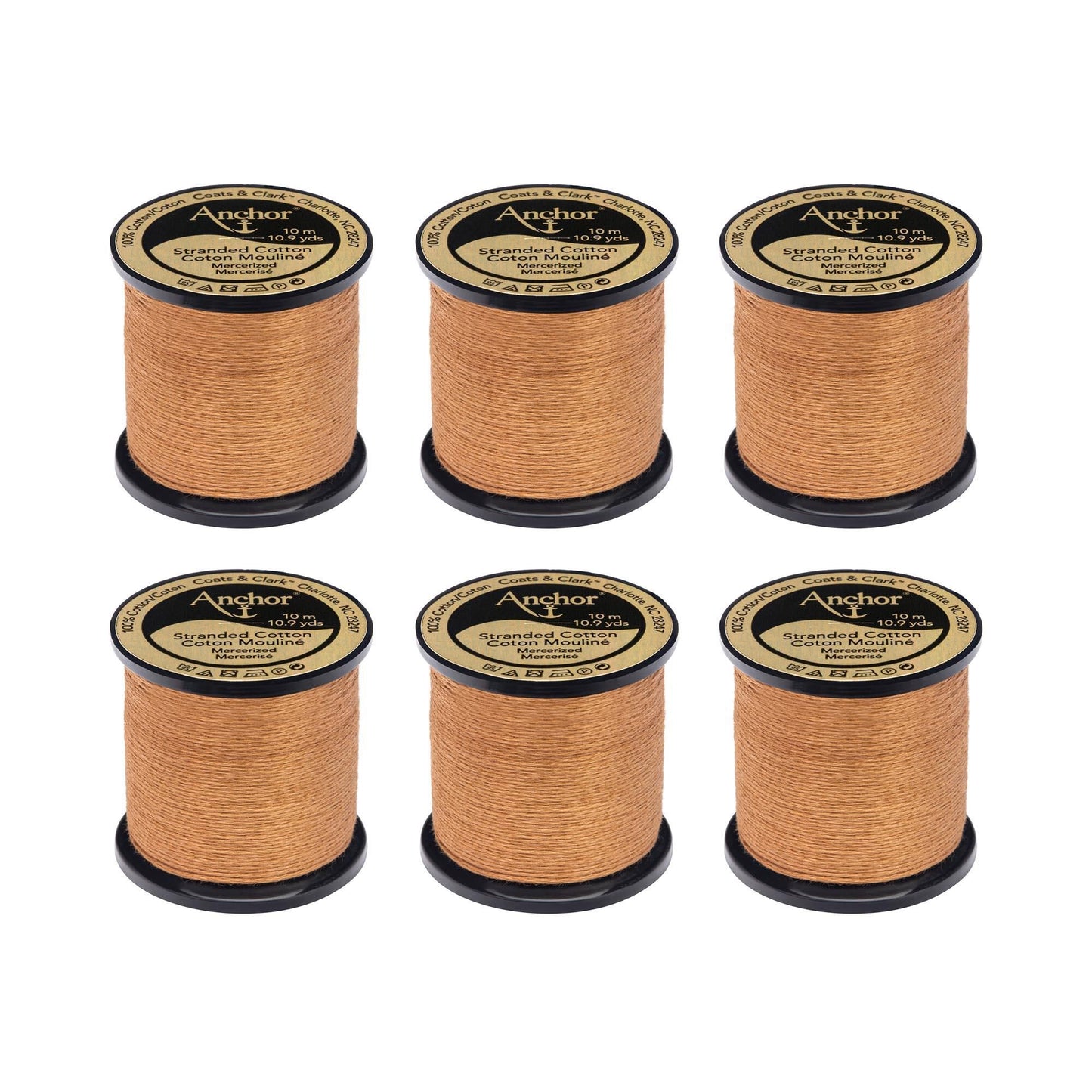 AN Spooled Floss 10 Meters (6 Pack) - Clearance shades
