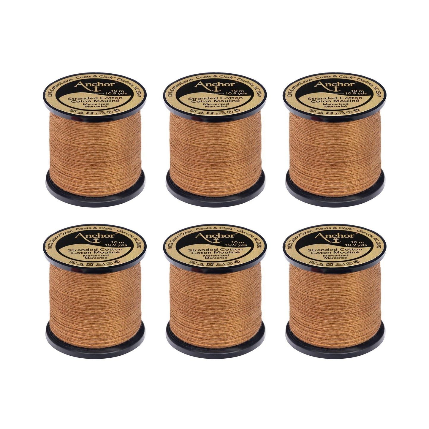 AN Spooled Floss 10 Meters (6 Pack) - Clearance shades
