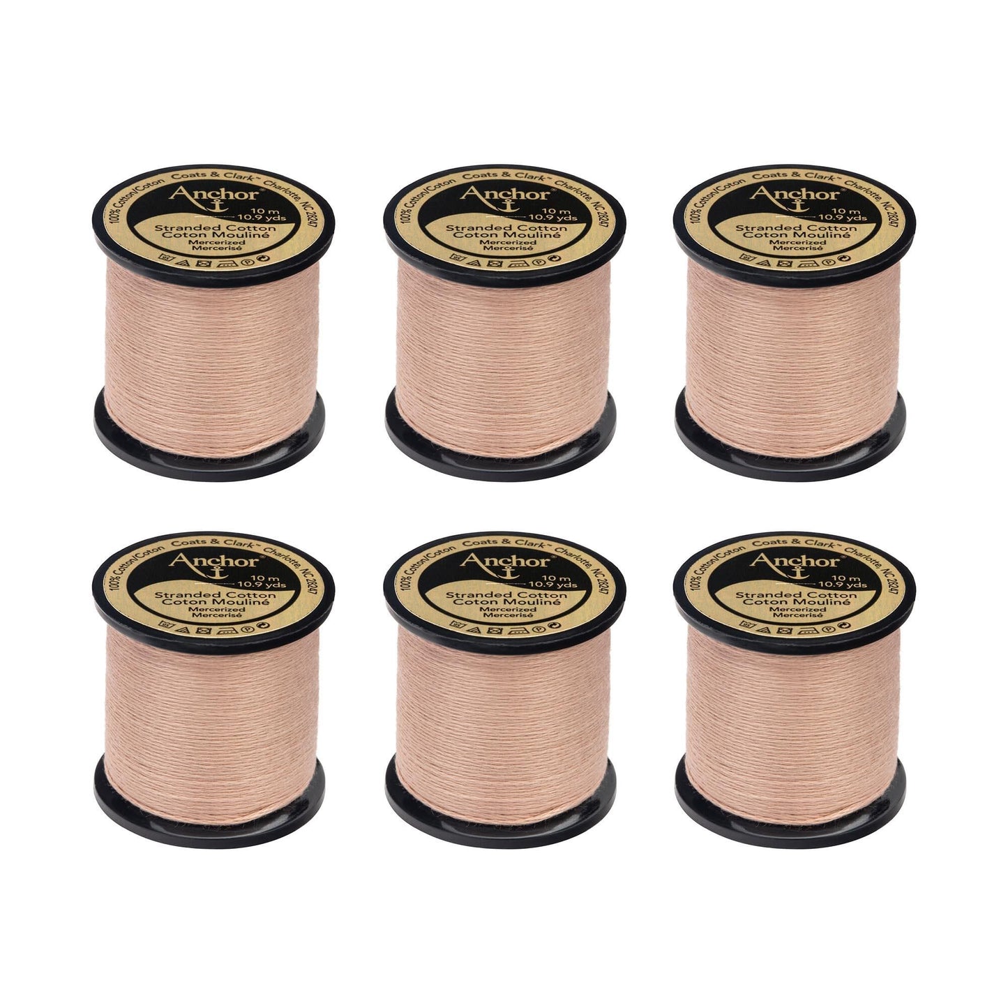 AN Spooled Floss 10 Meters (6 Pack) - Clearance shades