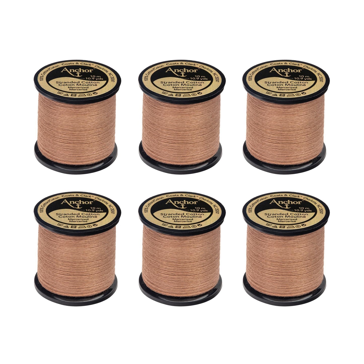 AN Spooled Floss 10 Meters (6 Pack) - Clearance shades