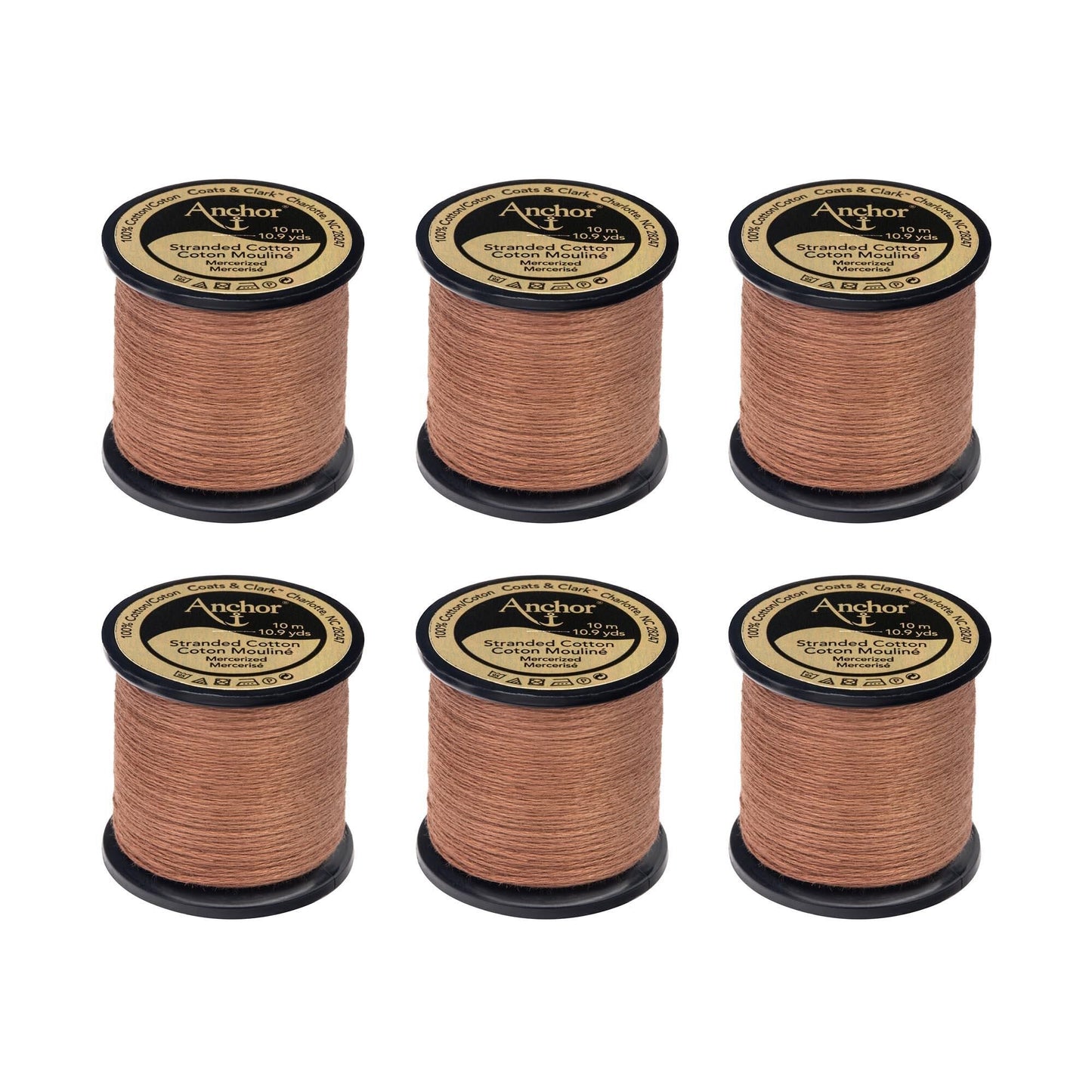 AN Spooled Floss 10 Meters (6 Pack) - Clearance shades