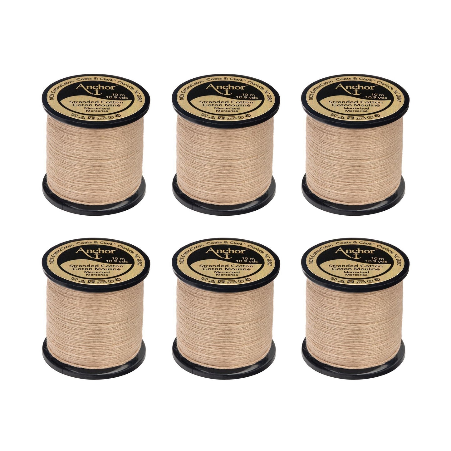 AN Spooled Floss 10 Meters (6 Pack) - Clearance shades