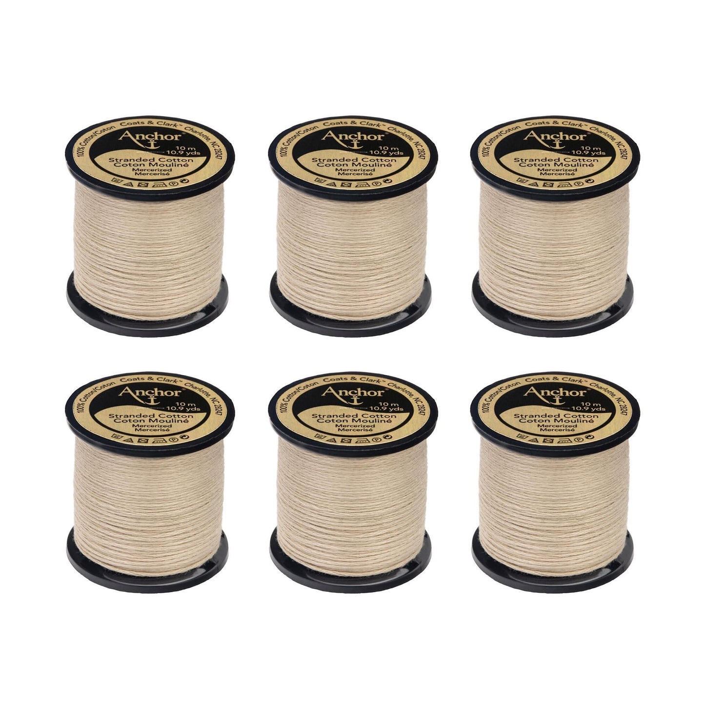 AN Spooled Floss 10 Meters (6 Pack) - Clearance shades