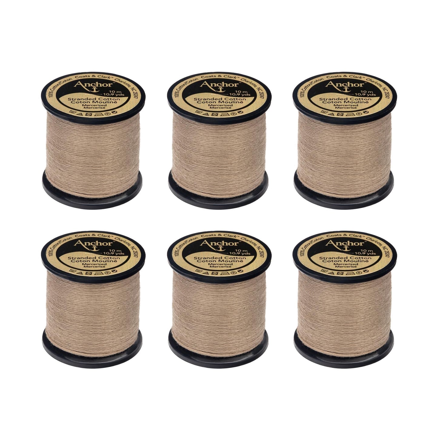 AN Spooled Floss 10 Meters (6 Pack) - Clearance shades