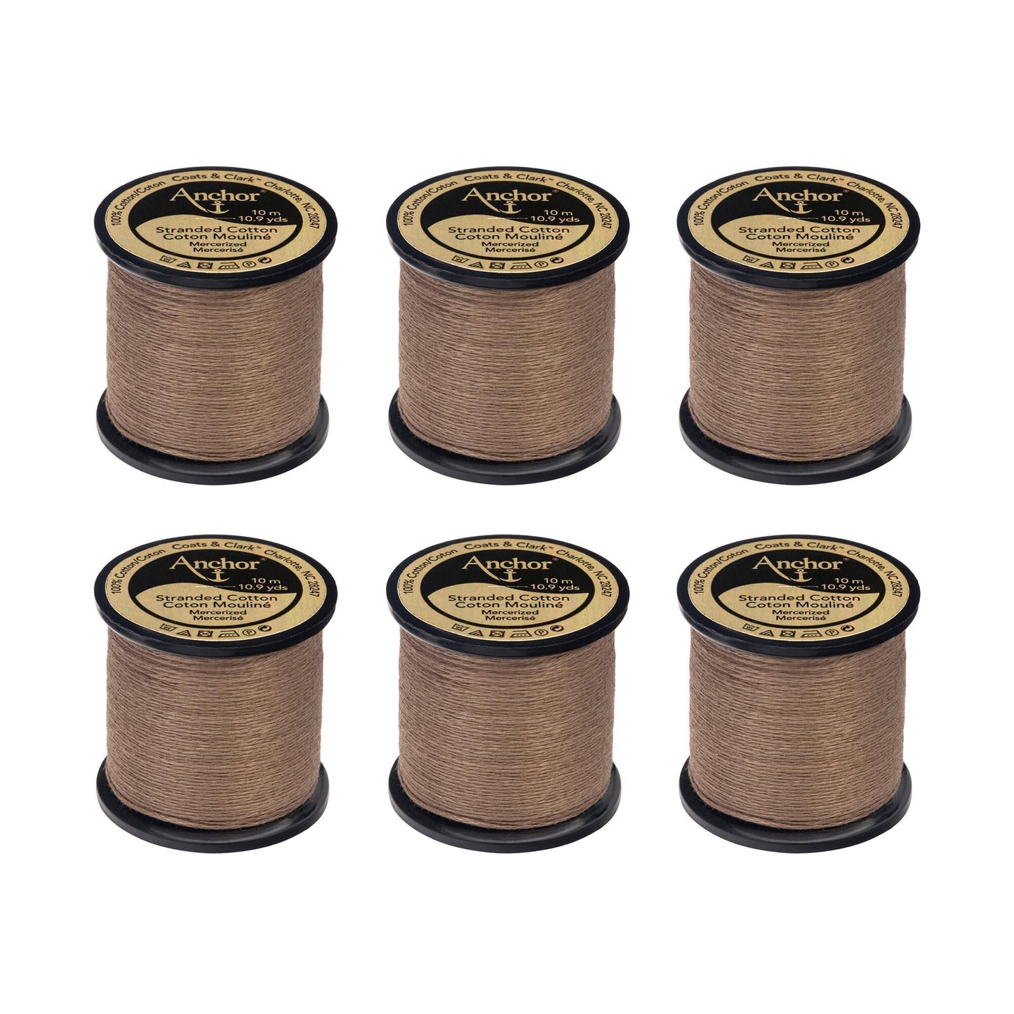 AN Spooled Floss 10 Meters (6 Pack) - Clearance shades