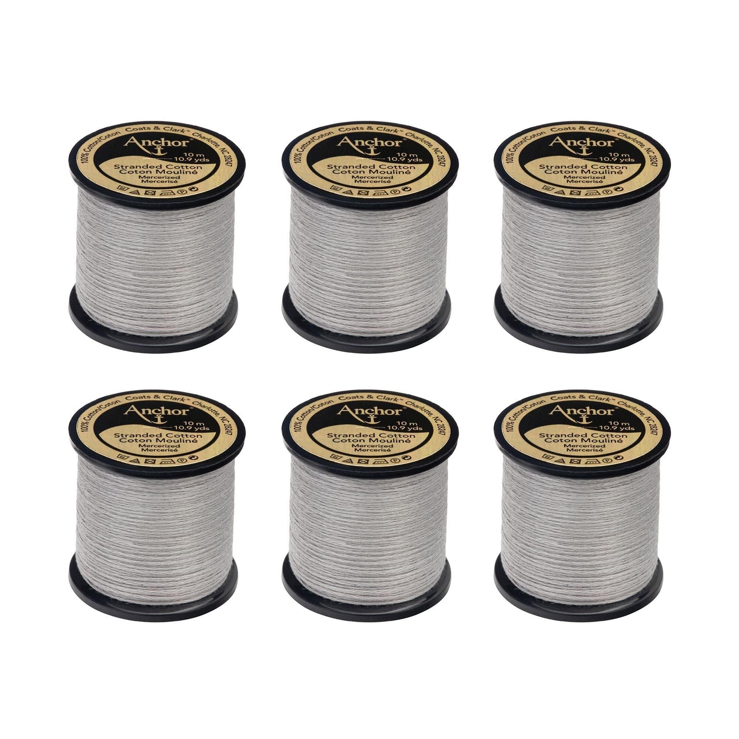 AN Spooled Floss 10 Meters (6 Pack) - Clearance shades