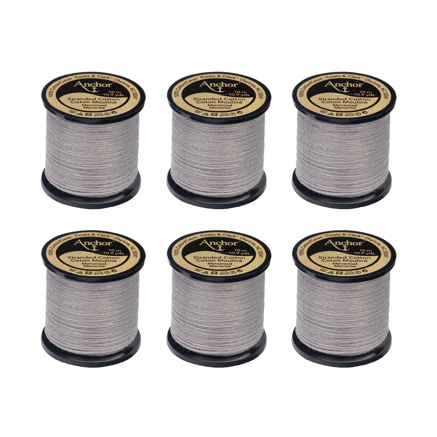 AN Spooled Floss 10 Meters (6 Pack) - Clearance shades