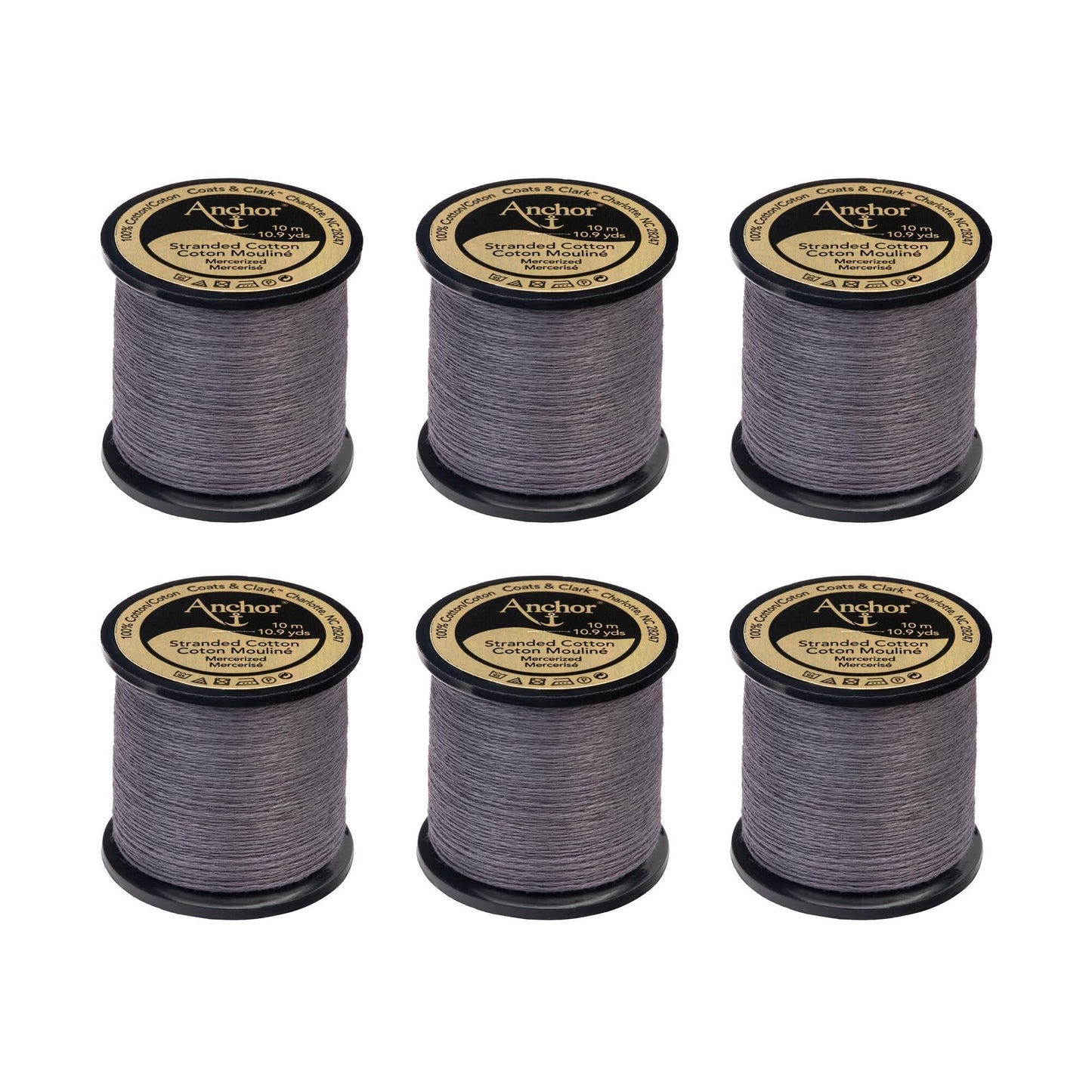 AN Spooled Floss 10 Meters (6 Pack) - Clearance shades