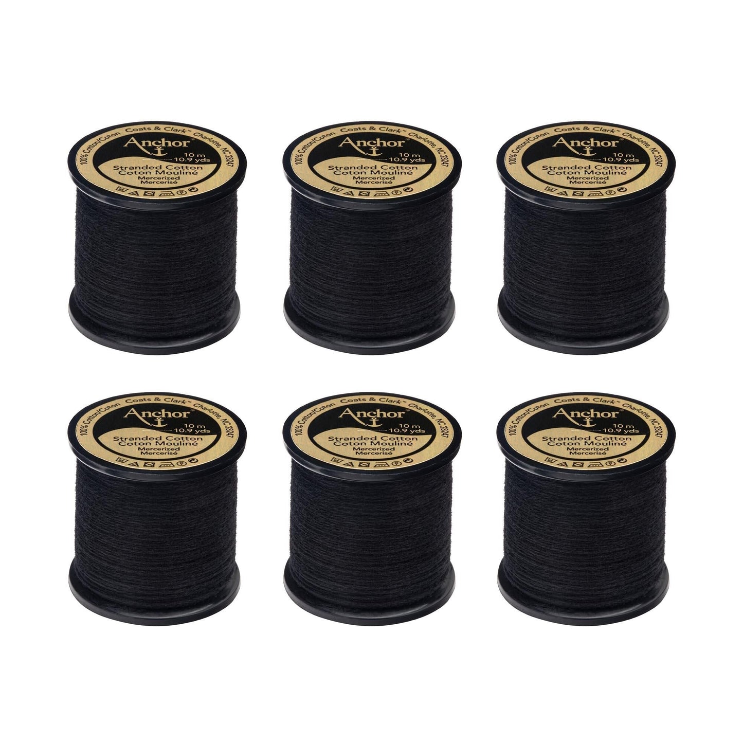 AN Spooled Floss 10 Meters (6 Pack) - Clearance shades