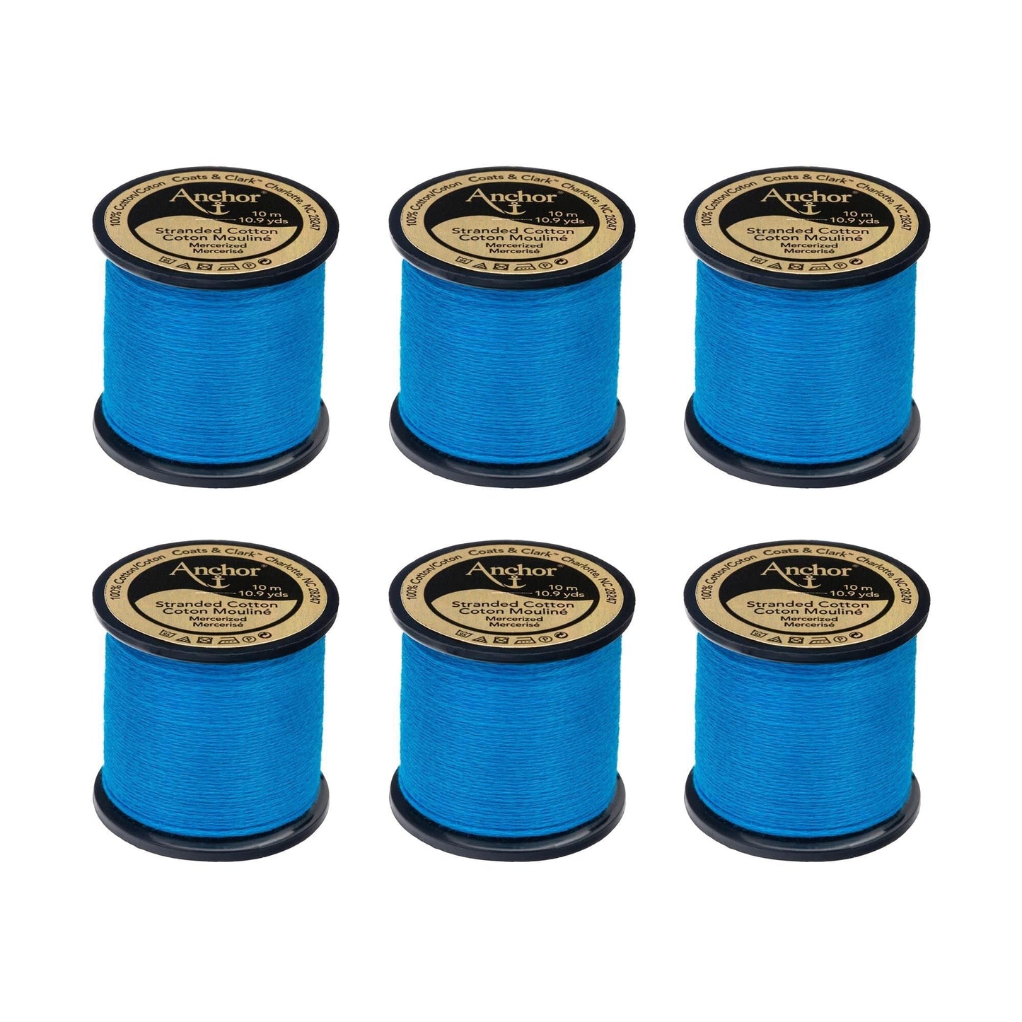 AN Spooled Floss 10 Meters (6 Pack) - Clearance shades