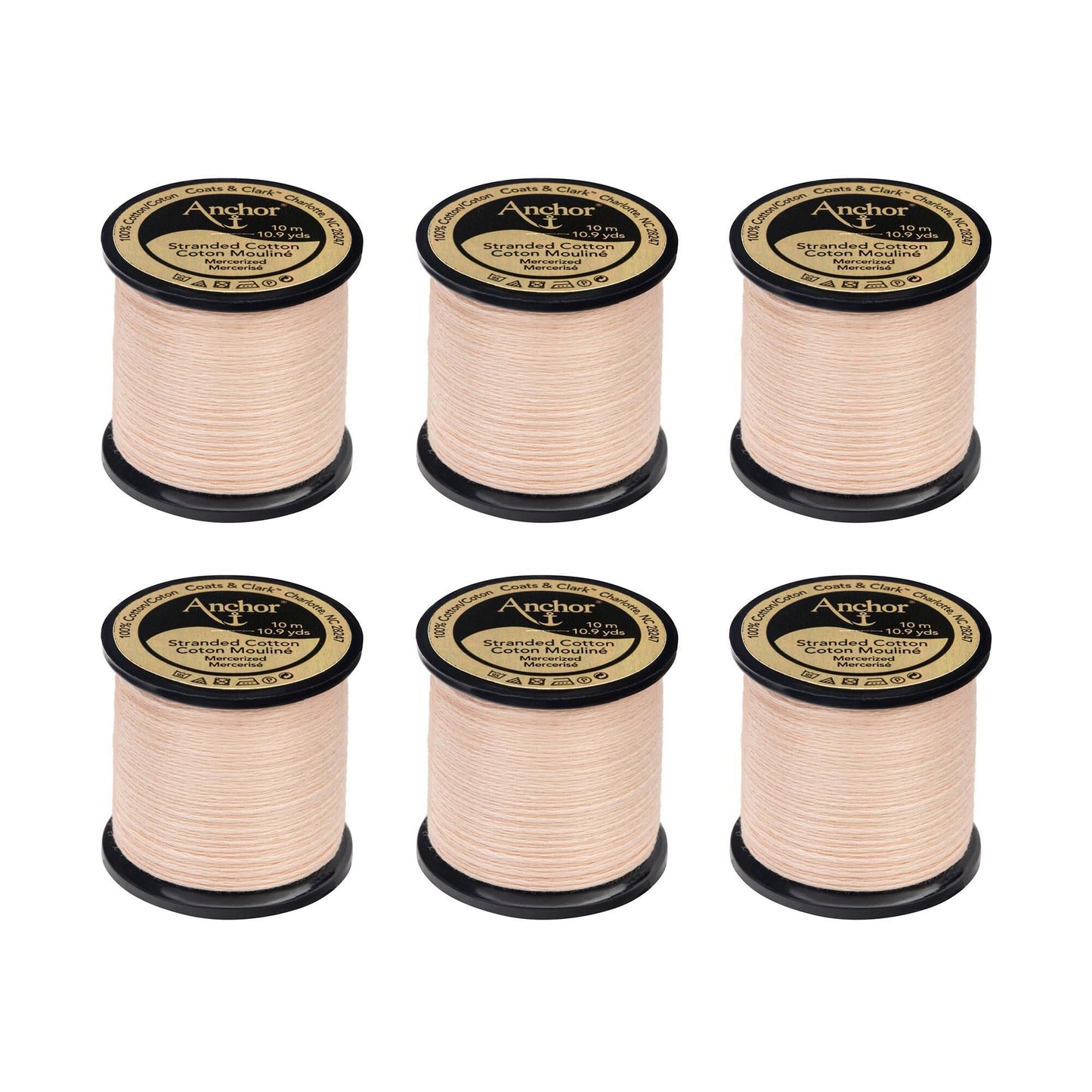 AN Spooled Floss 10 Meters (6 Pack) - Clearance shades