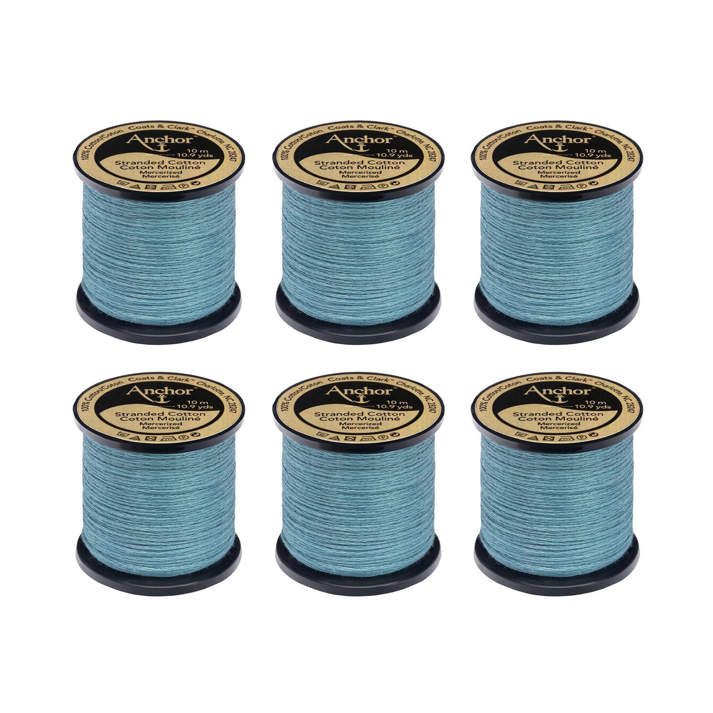 AN Spooled Floss 10 Meters (6 Pack) - Clearance shades
