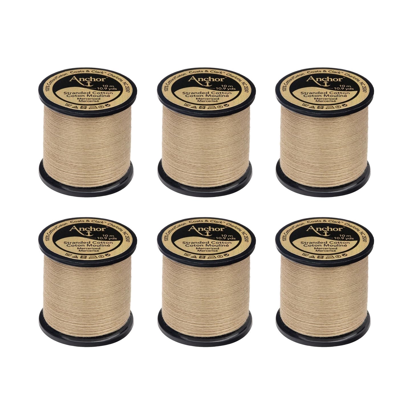 AN Spooled Floss 10 Meters (6 Pack) - Clearance shades