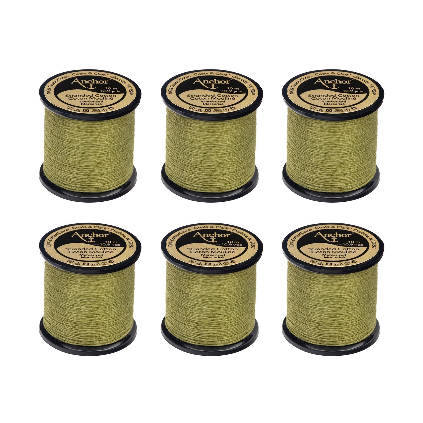 AN Spooled Floss 10 Meters (6 Pack) - Clearance shades