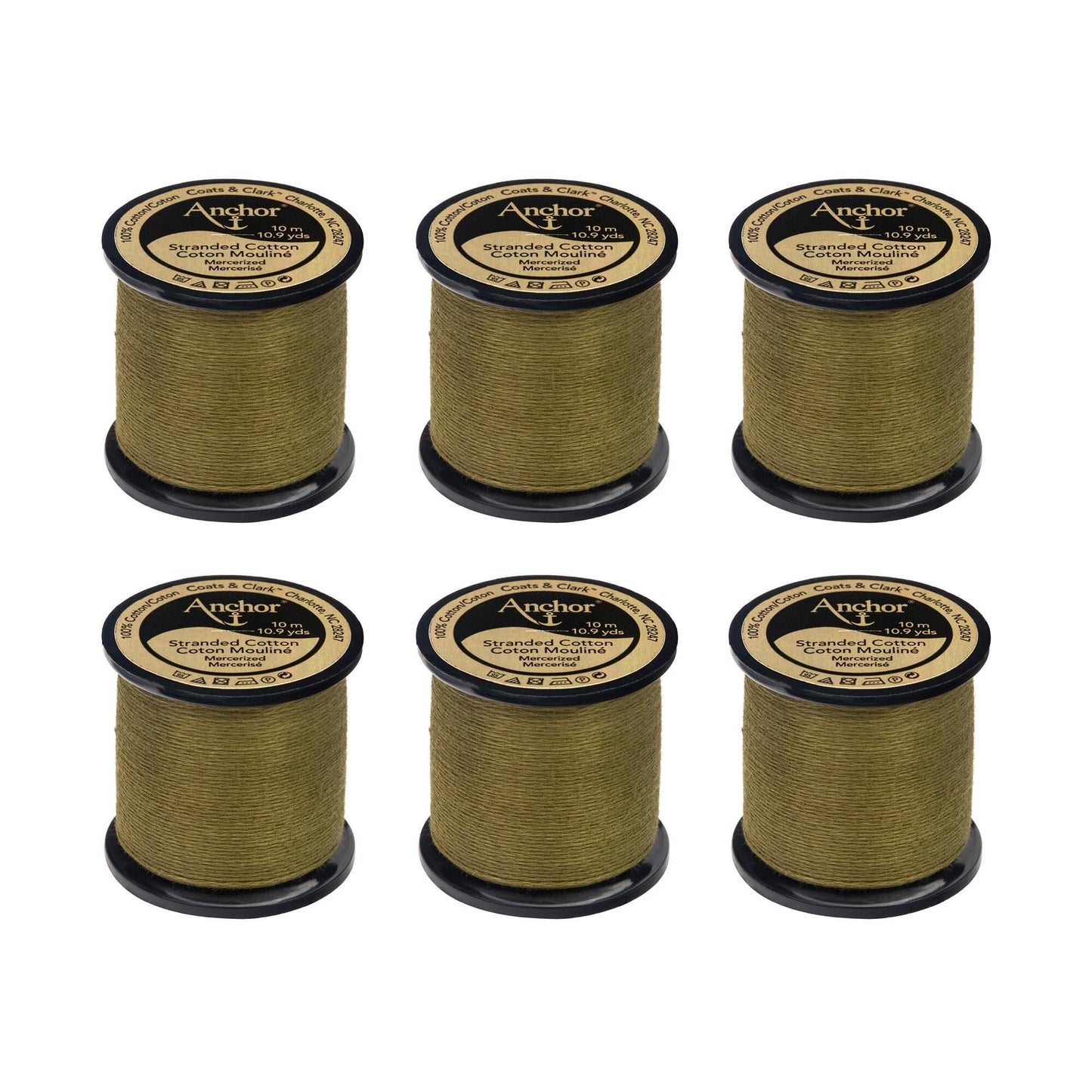 AN Spooled Floss 10 Meters (6 Pack) - Clearance shades