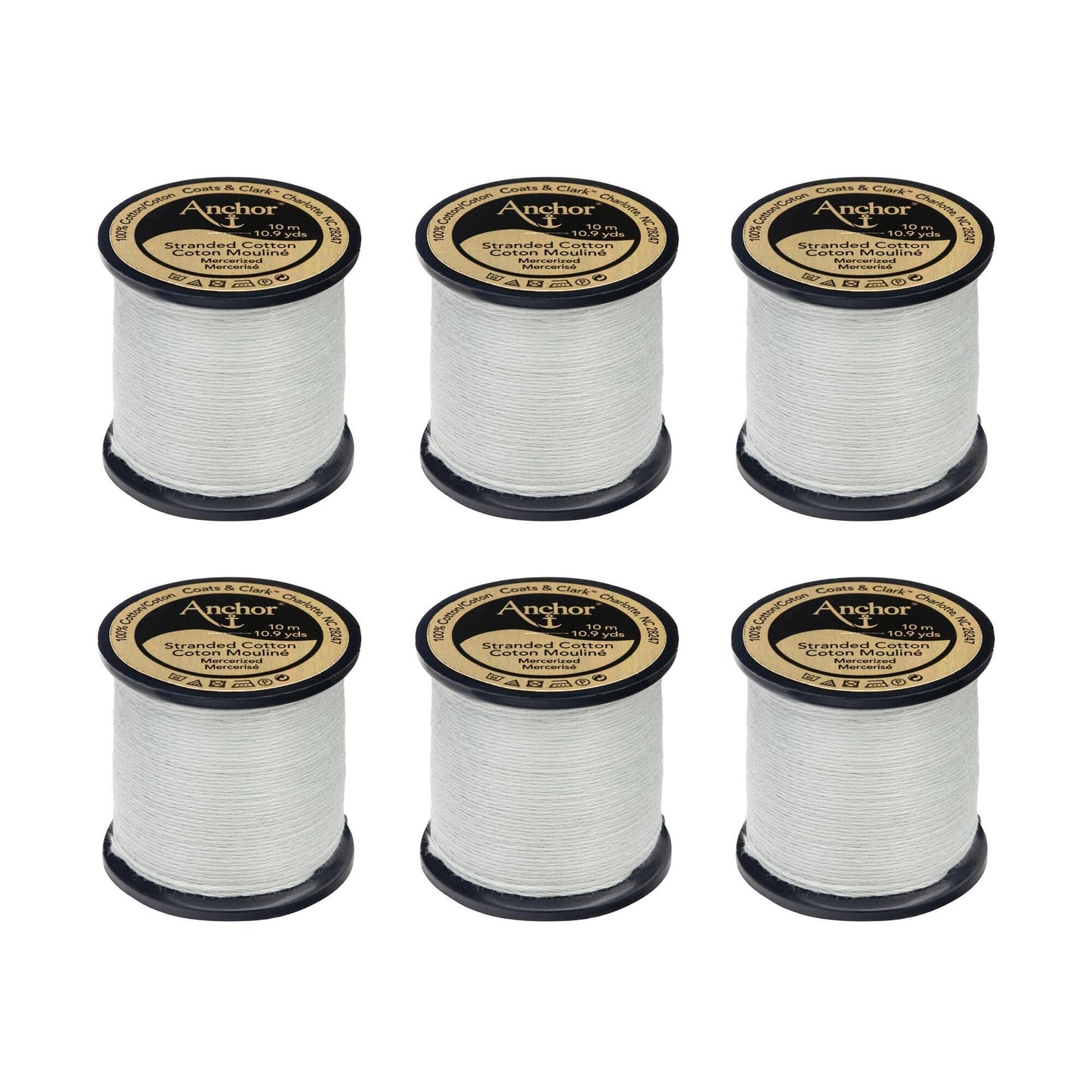 AN Spooled Floss 10 Meters (6 Pack) - Clearance shades