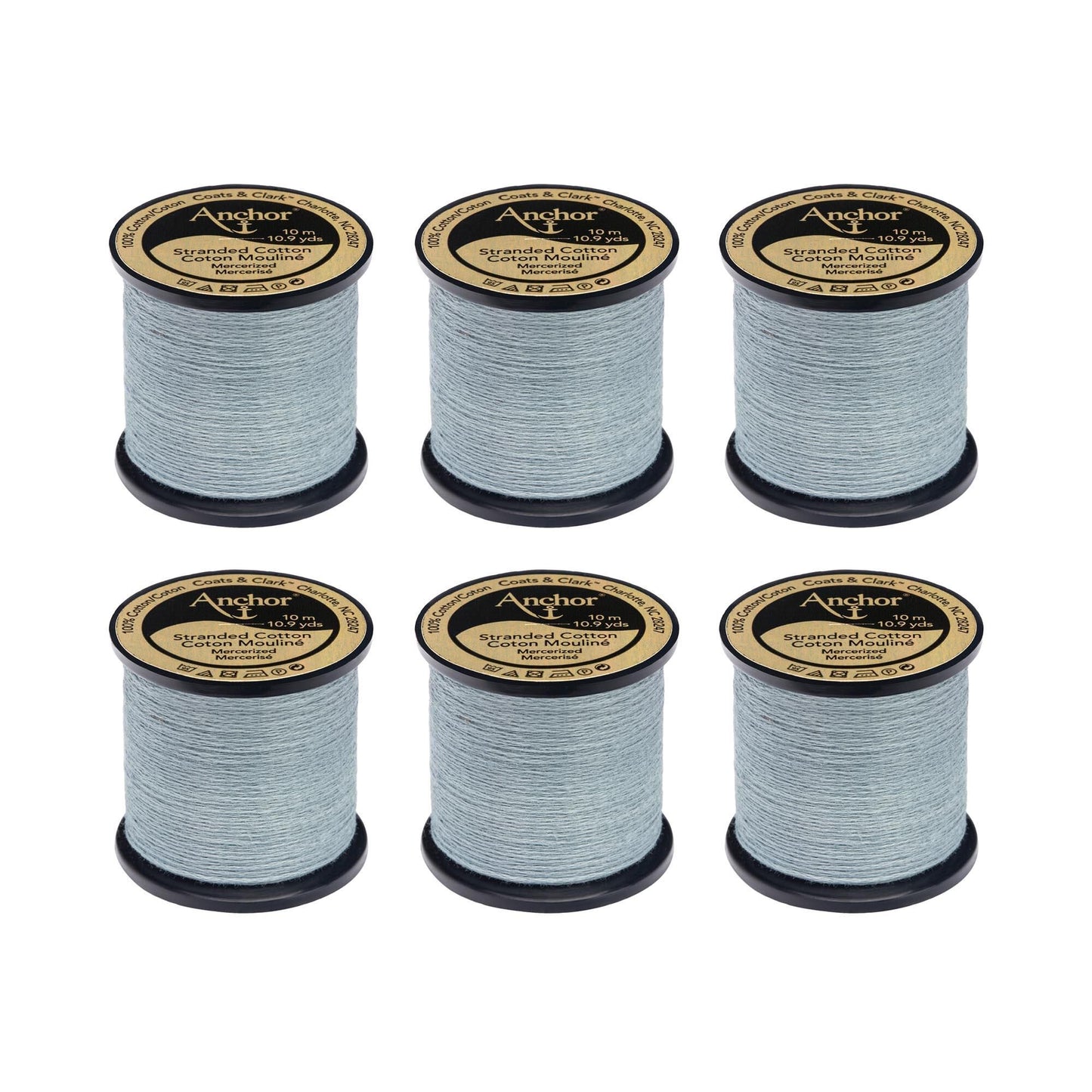AN Spooled Floss 10 Meters (6 Pack) - Clearance shades