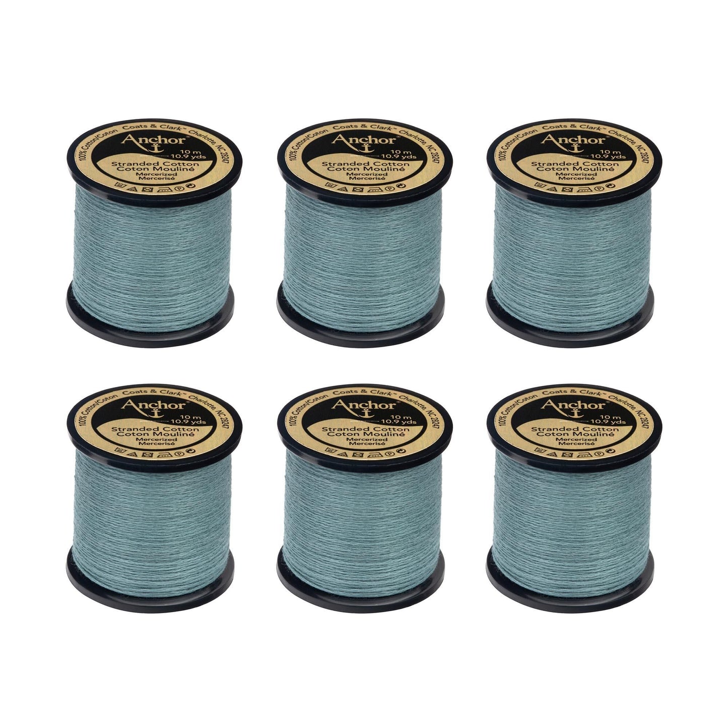 AN Spooled Floss 10 Meters (6 Pack) - Clearance shades