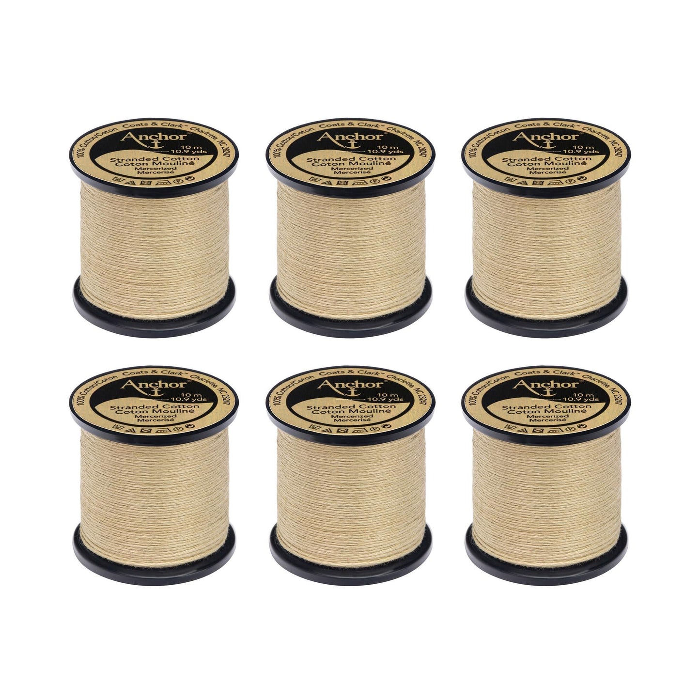 AN Spooled Floss 10 Meters (6 Pack) - Clearance shades