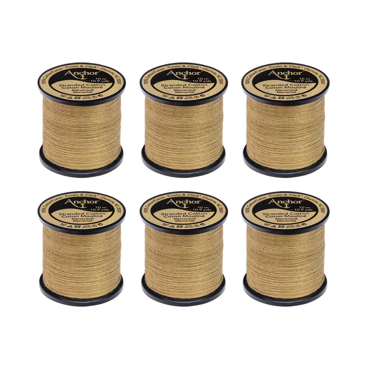 AN Spooled Floss 10 Meters (6 Pack) - Clearance shades