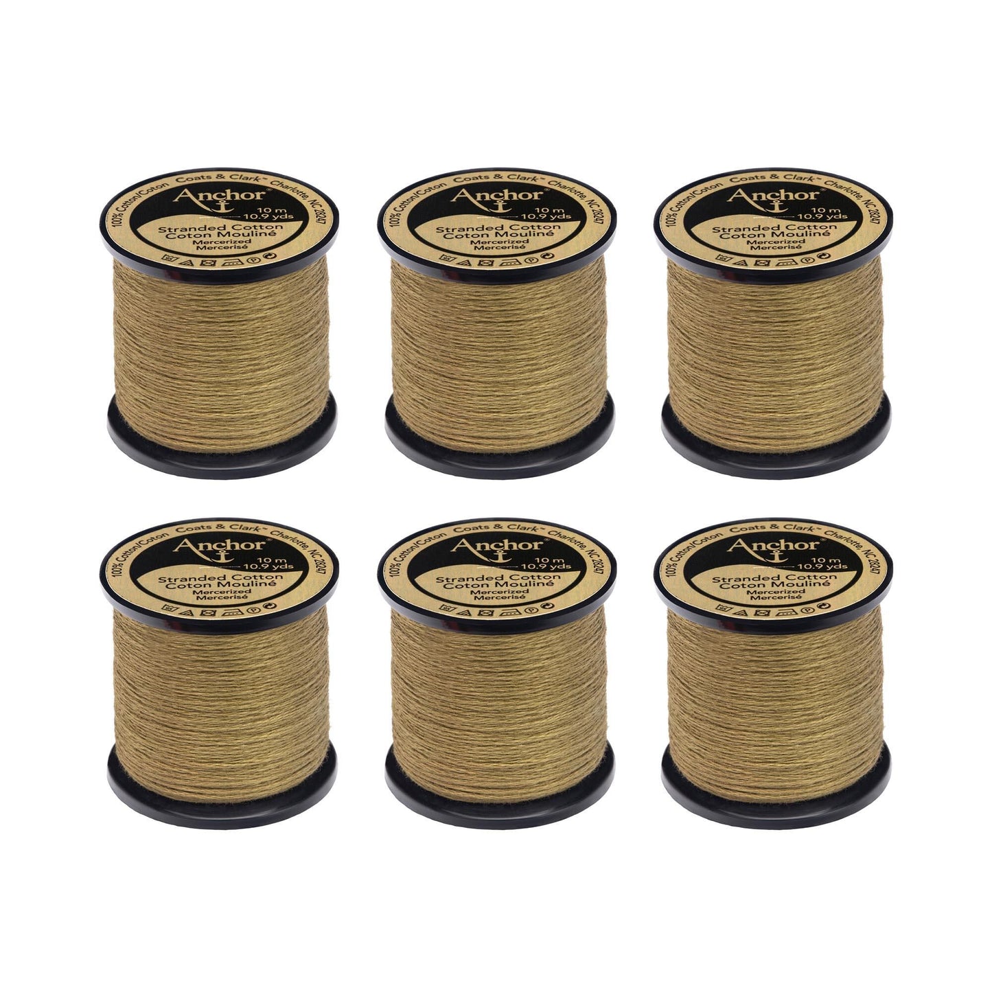 AN Spooled Floss 10 Meters (6 Pack) - Clearance shades