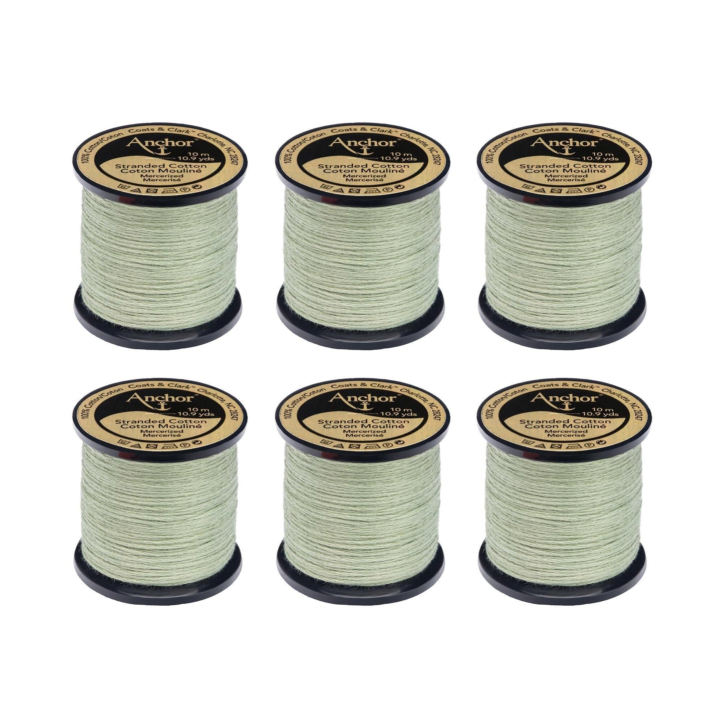 AN Spooled Floss 10 Meters (6 Pack) - Clearance shades