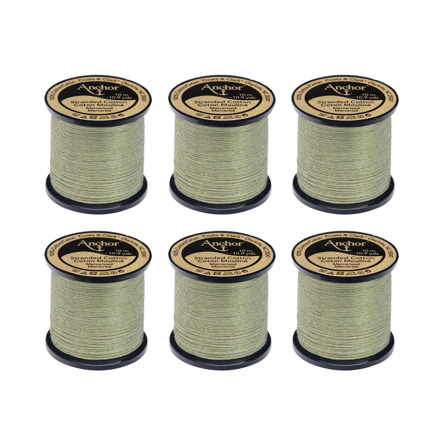 AN Spooled Floss 10 Meters (6 Pack) - Clearance shades