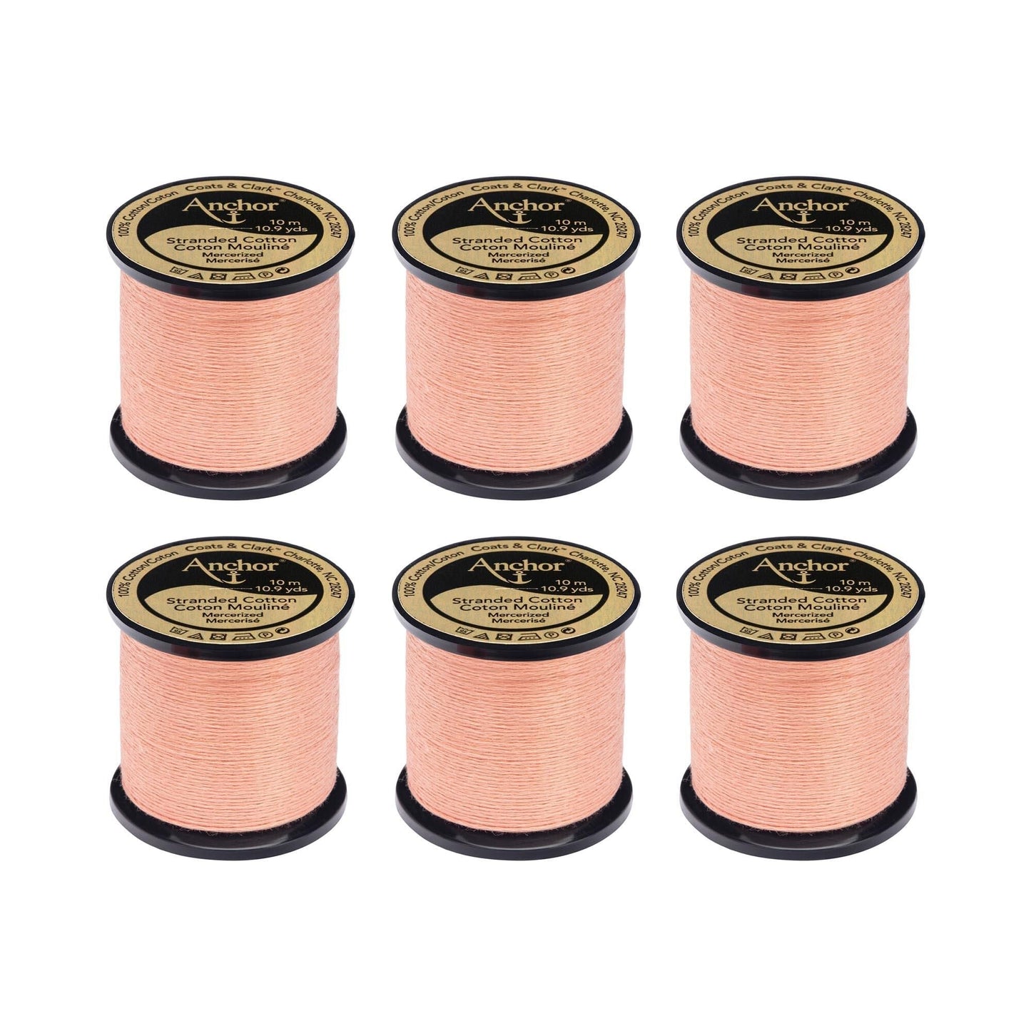 AN Spooled Floss 10 Meters (6 Pack) - Clearance shades