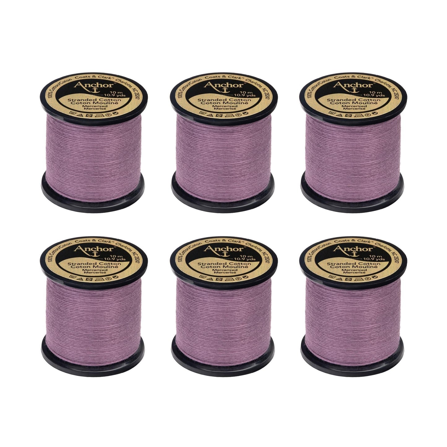 AN Spooled Floss 10 Meters (6 Pack) - Clearance shades