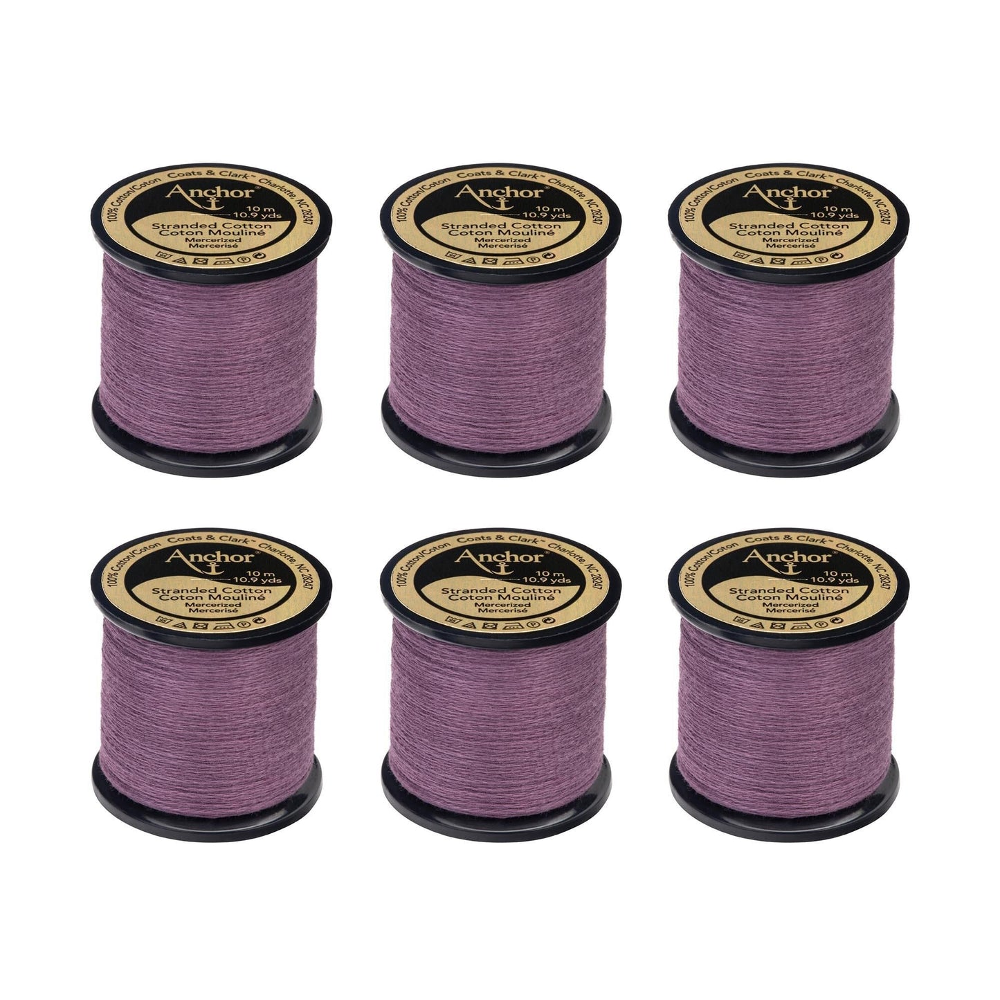 AN Spooled Floss 10 Meters (6 Pack) - Clearance shades