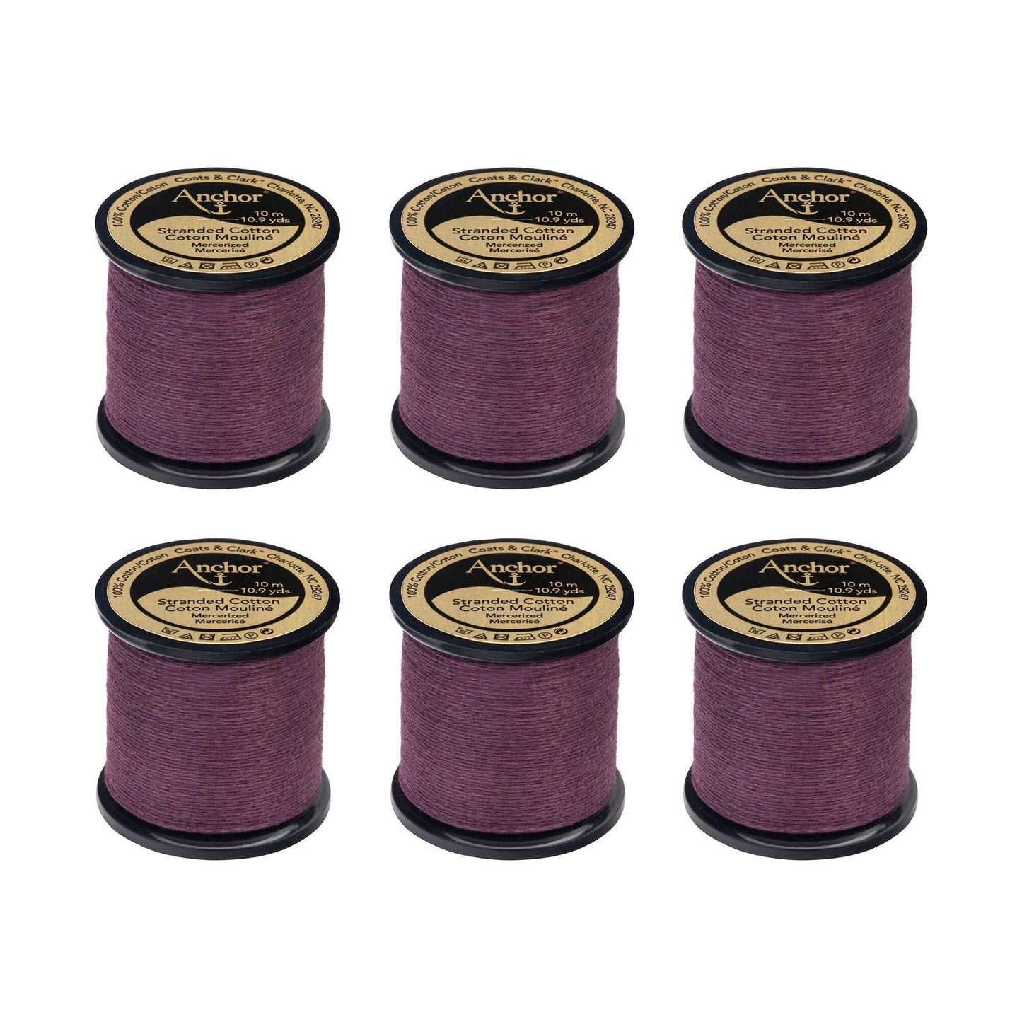 AN Spooled Floss 10 Meters (6 Pack) - Clearance shades