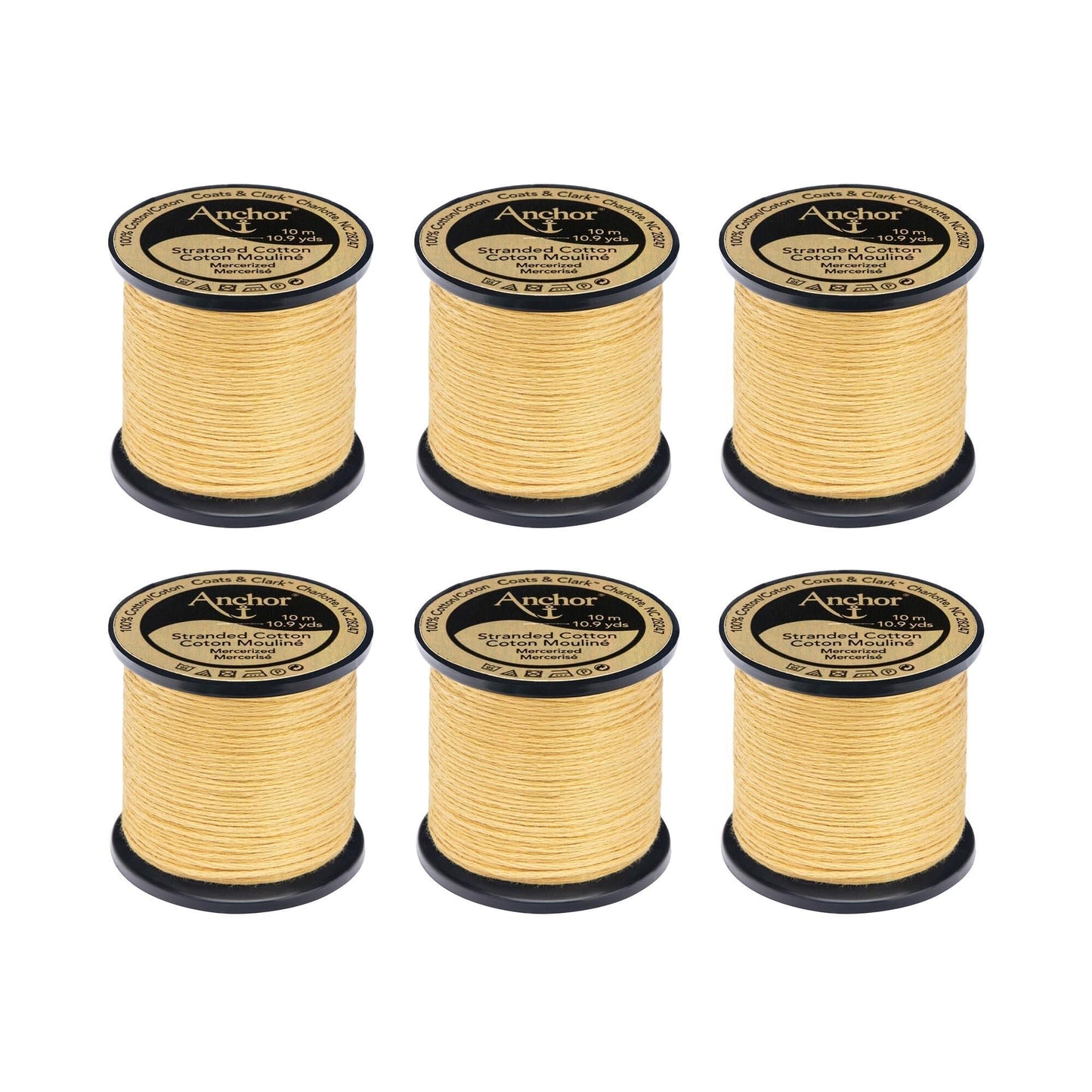 AN Spooled Floss 10 Meters (6 Pack) - Clearance shades