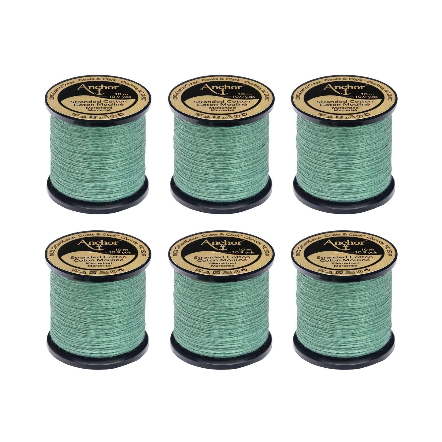 AN Spooled Floss 10 Meters (6 Pack) - Clearance shades
