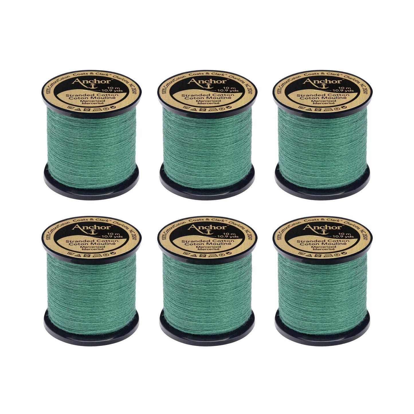 AN Spooled Floss 10 Meters (6 Pack) - Clearance shades