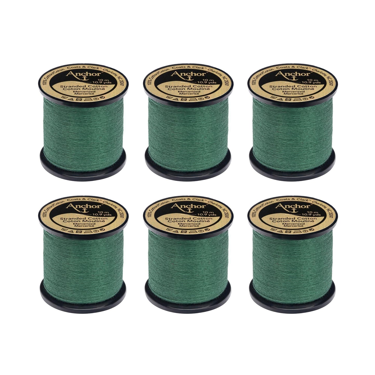 AN Spooled Floss 10 Meters (6 Pack) - Clearance shades