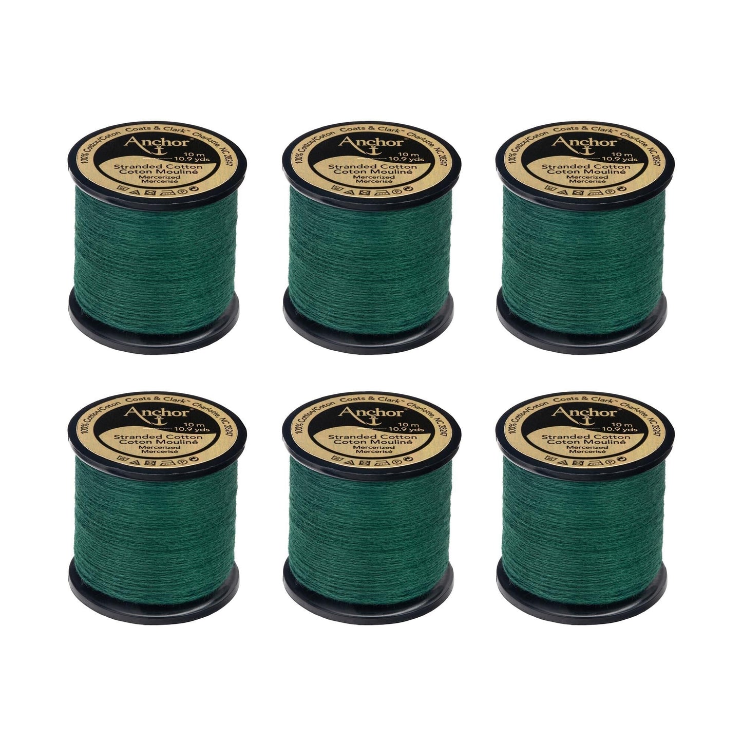AN Spooled Floss 10 Meters (6 Pack) - Clearance shades