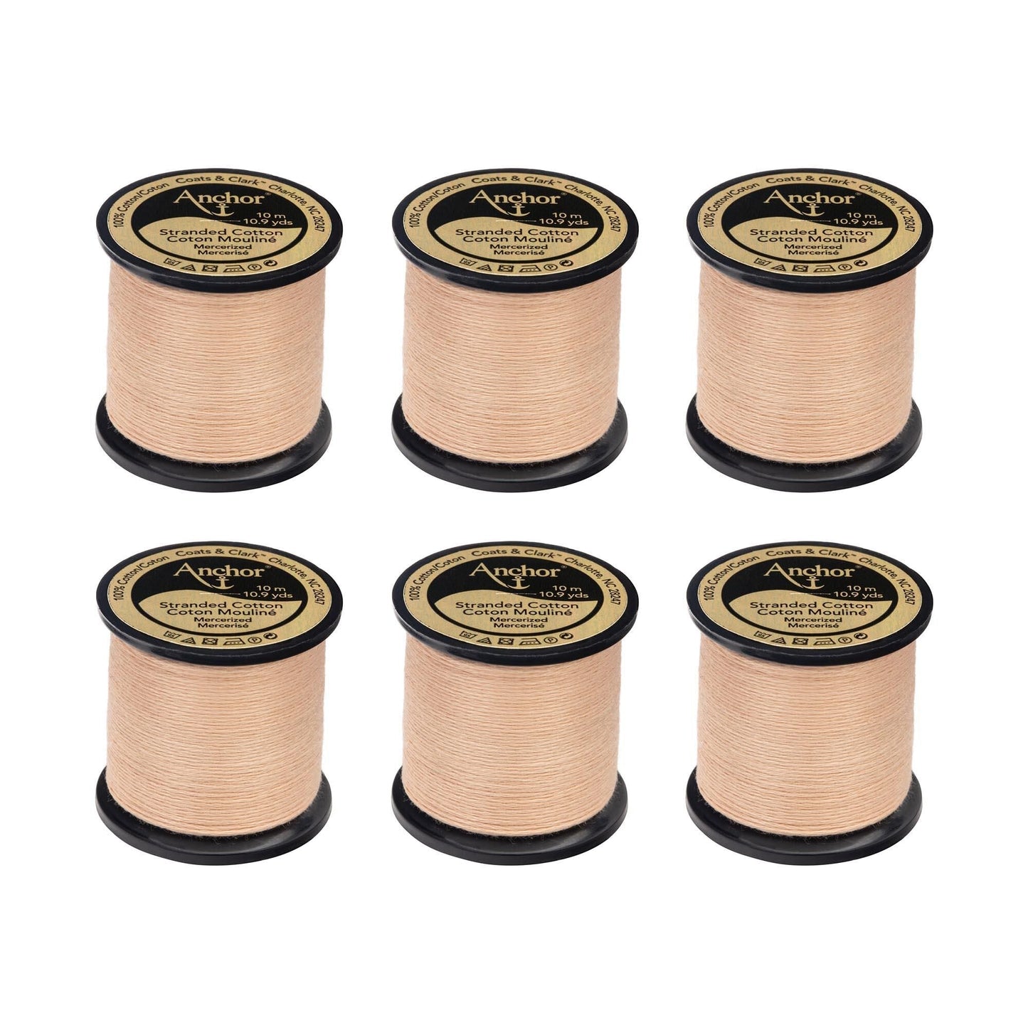 AN Spooled Floss 10 Meters (6 Pack) - Clearance shades