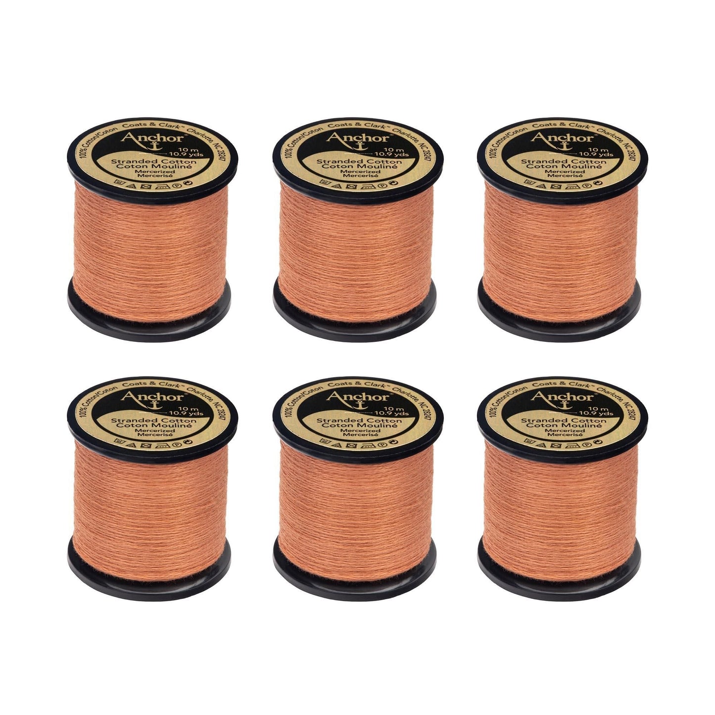 AN Spooled Floss 10 Meters (6 Pack) - Clearance shades