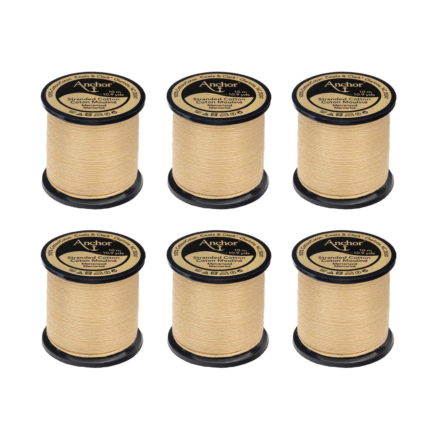 AN Spooled Floss 10 Meters (6 Pack) - Clearance shades