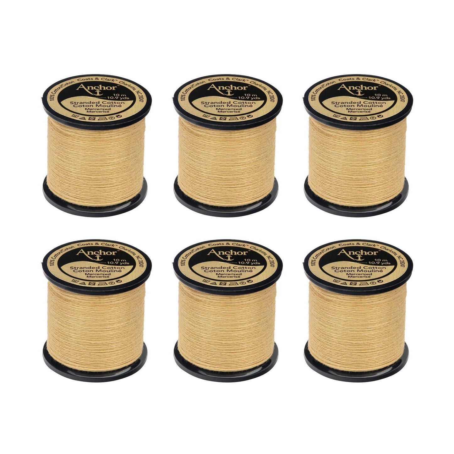 AN Spooled Floss 10 Meters (6 Pack) - Clearance shades