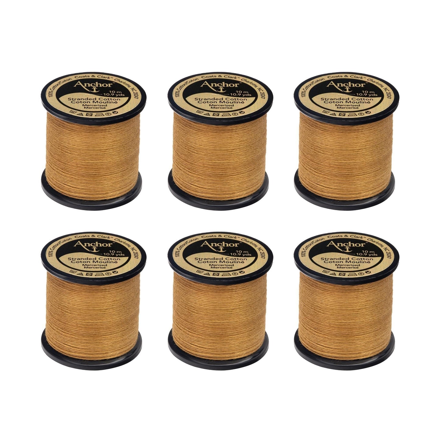 AN Spooled Floss 10 Meters (6 Pack) - Clearance shades