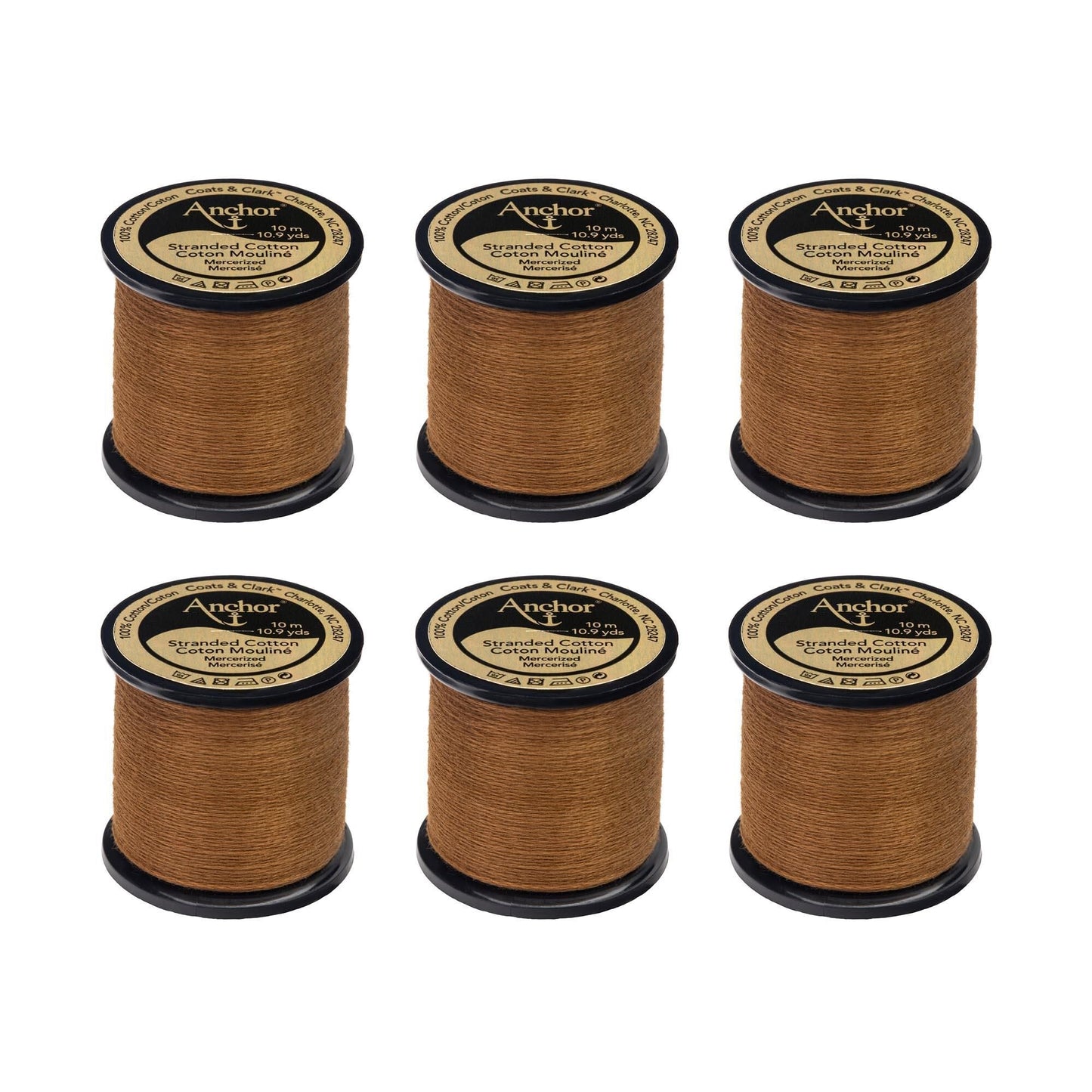 AN Spooled Floss 10 Meters (6 Pack) - Clearance shades