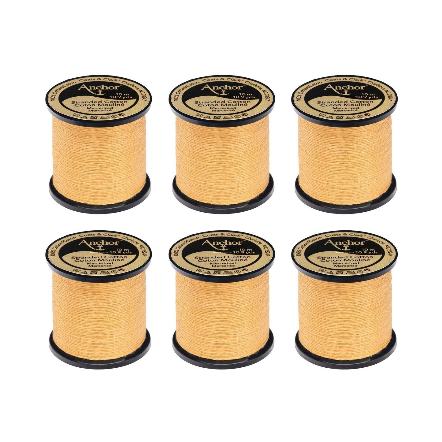 AN Spooled Floss 10 Meters (6 Pack) - Clearance shades