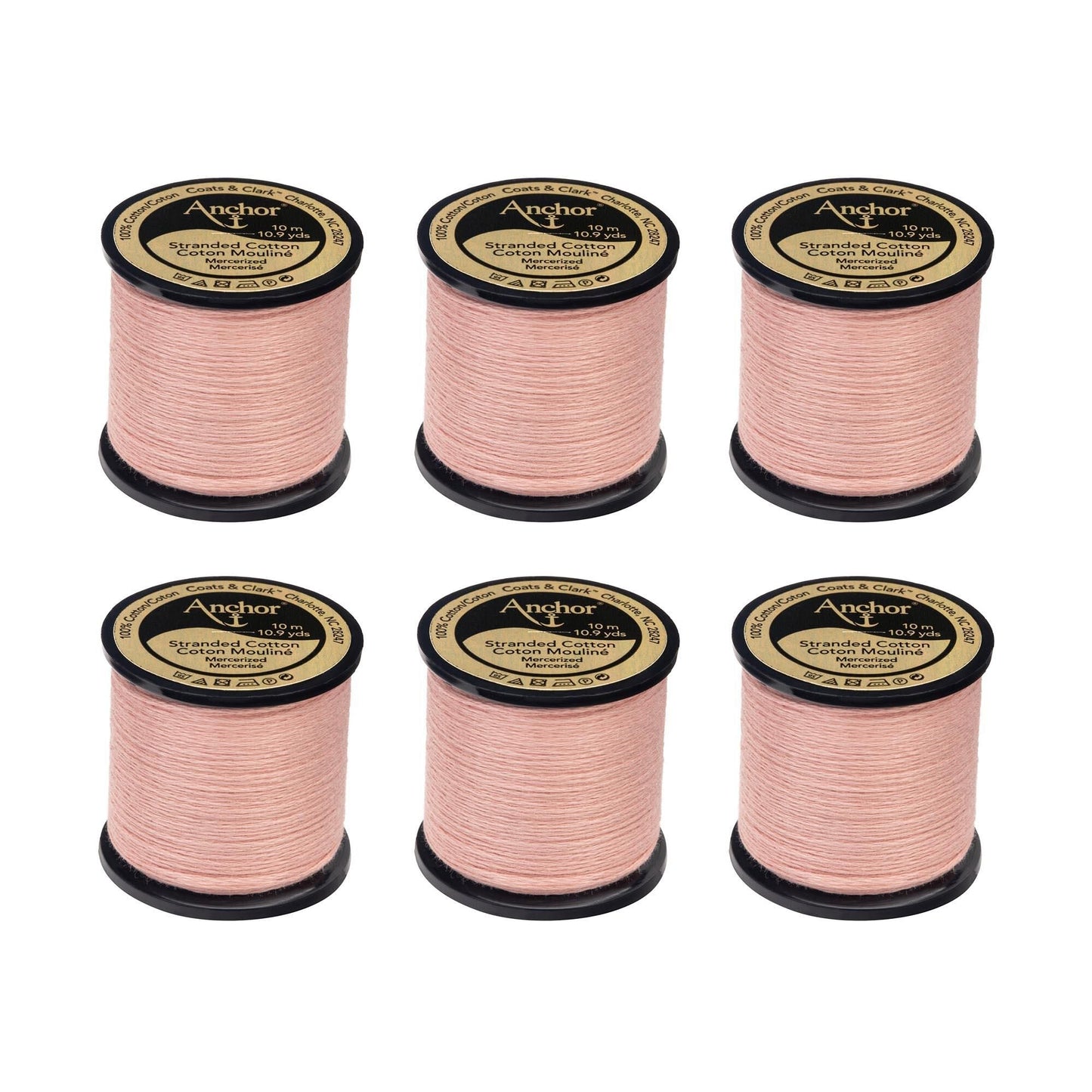 AN Spooled Floss 10 Meters (6 Pack) - Clearance shades