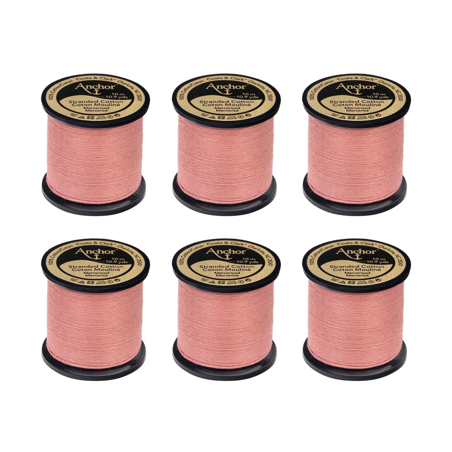 AN Spooled Floss 10 Meters (6 Pack) - Clearance shades