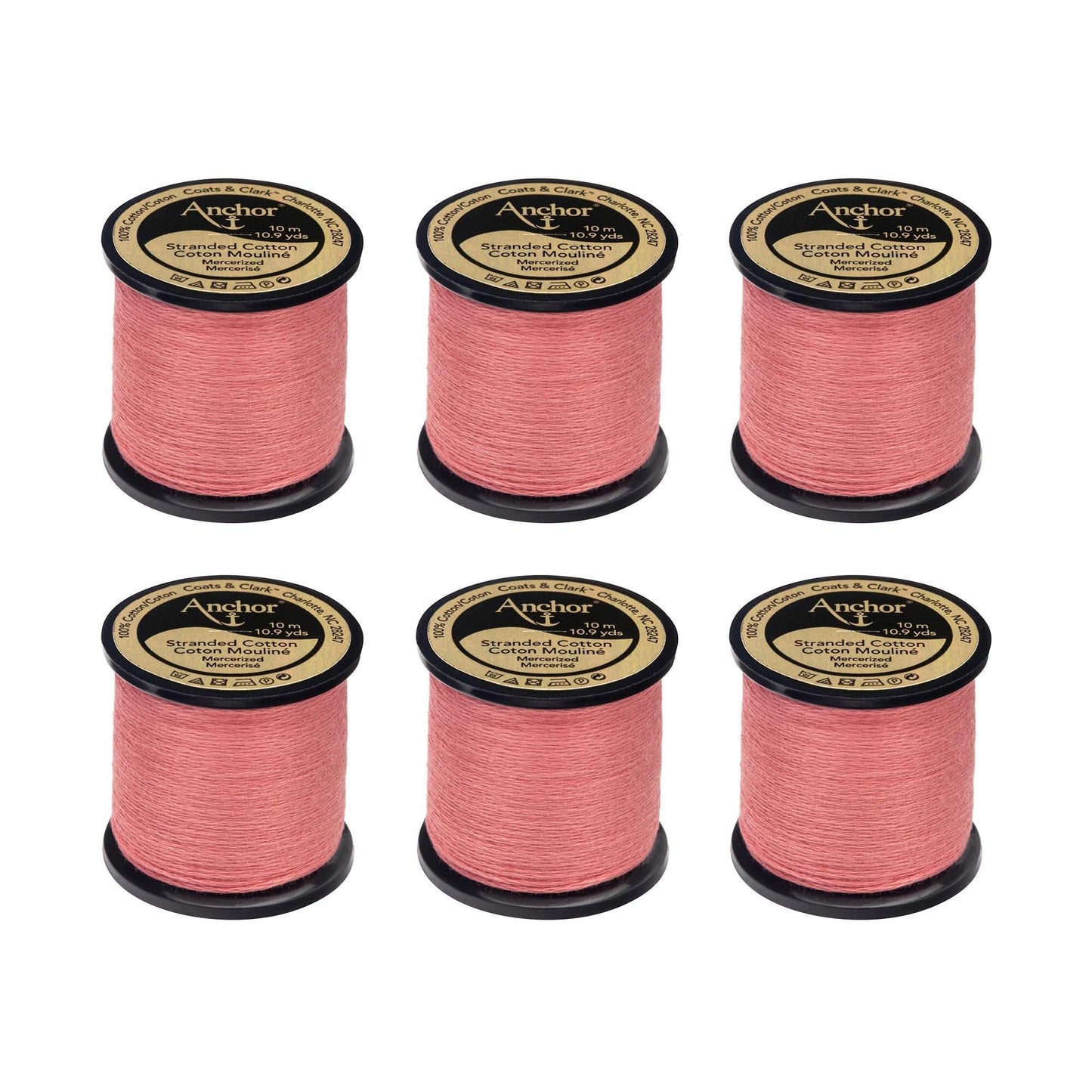 AN Spooled Floss 10 Meters (6 Pack) - Clearance shades