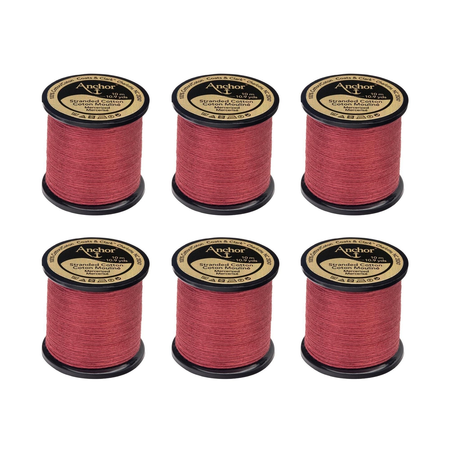 AN Spooled Floss 10 Meters (6 Pack) - Clearance shades